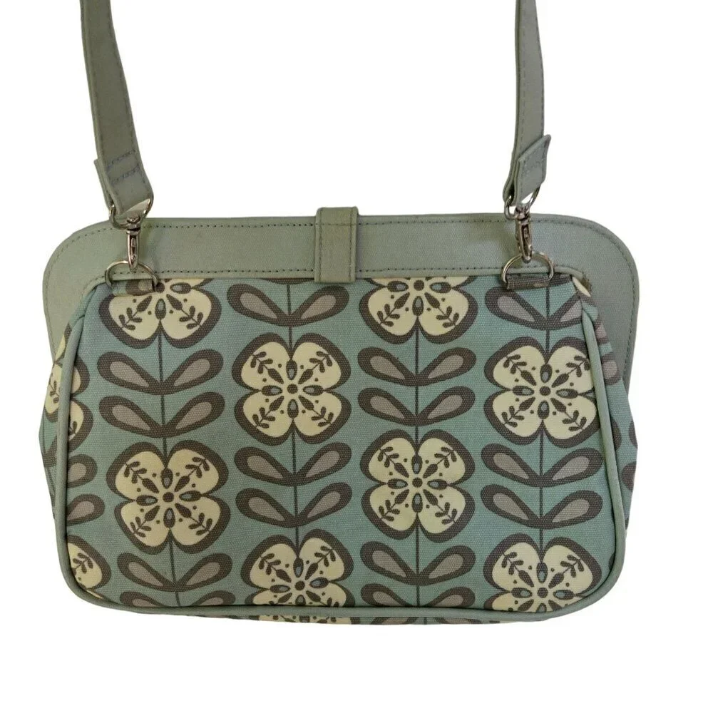 Petunia Pickle Bottom Diaper Bag Tote Mint Green Floral